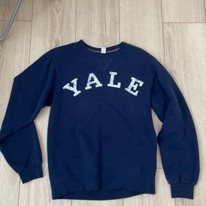 Navy blue yale sweatshirt